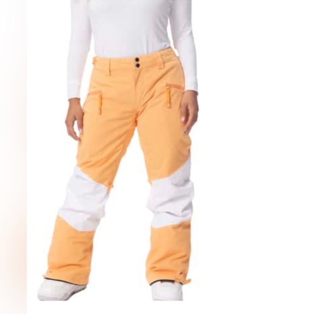 ROXY Women's Chloe Kim Woodrose Snow Pants‎ size large brand new - Picture 4 of 16